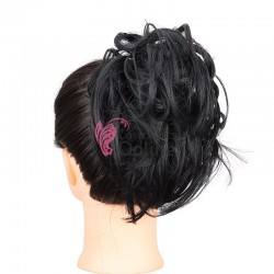 Coc modern din par artificial cu cleste AM1 - Brunet 